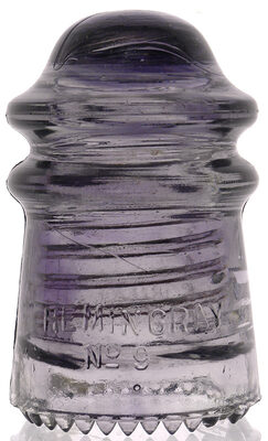 CD 106 Hemingray Purple & Gray Two-Tone