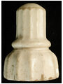 U-981 Elliott Hat  One of the First Porcelain Pin-Type Insulators