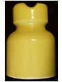 U-1692 Swiss Insulator w/ Mustard Yellow Glaze