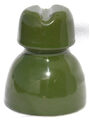 U-1764 Green Glaze Made in Czechoslovakia