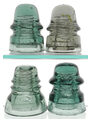 Box Lot #4: Four California Insulators