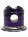 Lightning Rod Insulator: Cross Top in Dark Purple